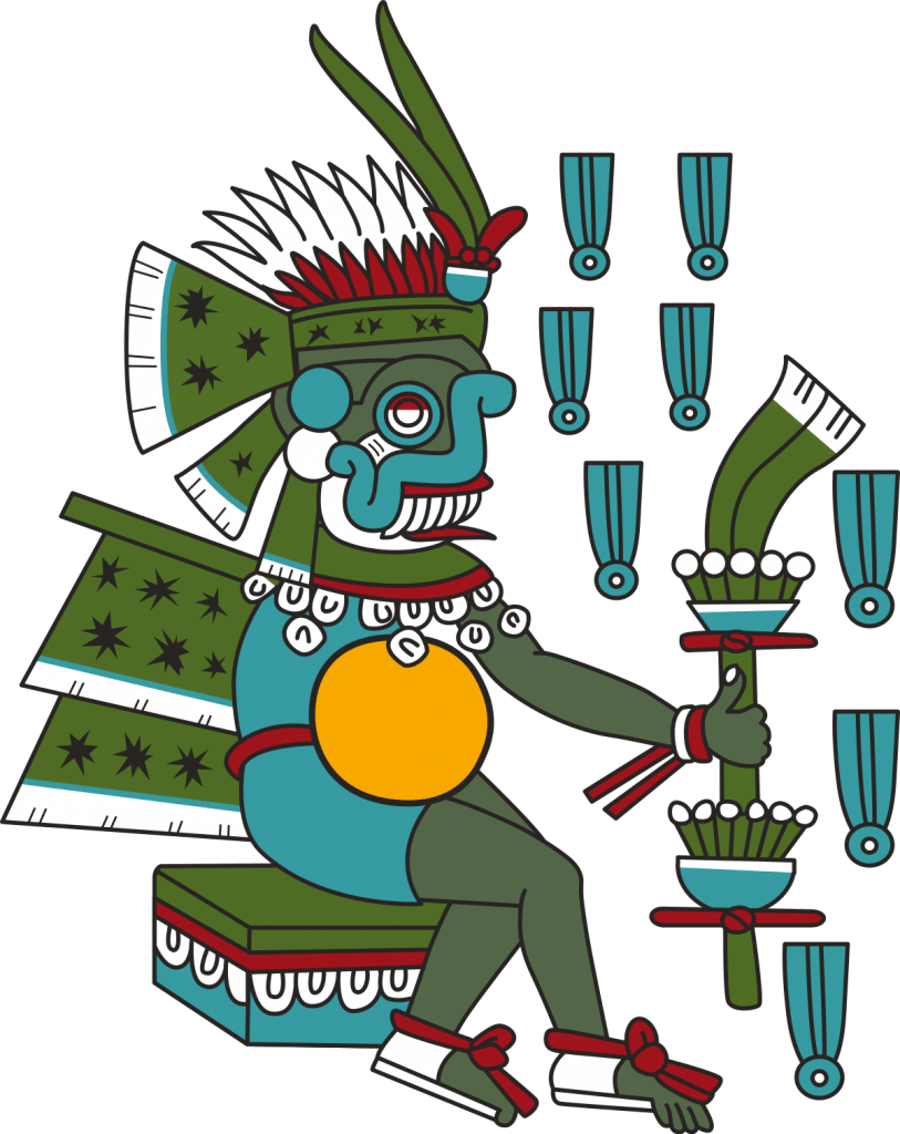El Dios Tlaloc de la cultura tolteca