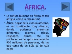 Característica de la Cultura Africana: