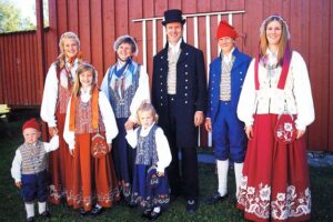 Traje típico de Noruega